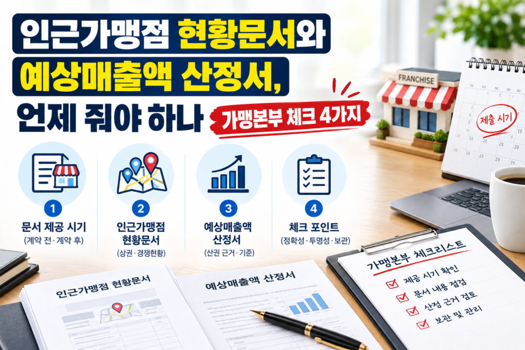 인근가맹점 현황문서
