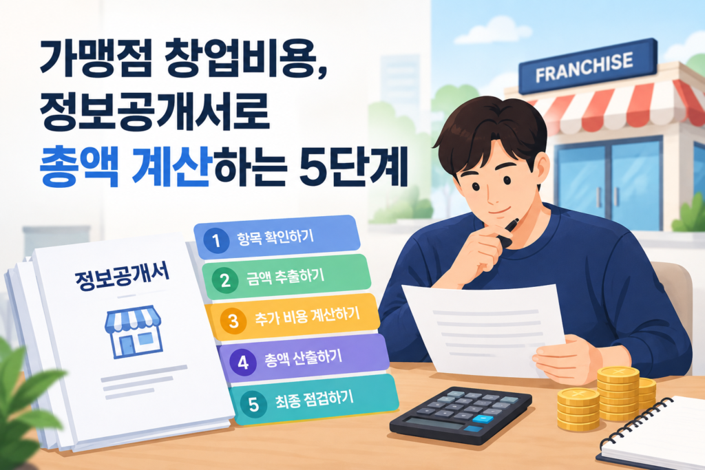 가맹점 창업비용