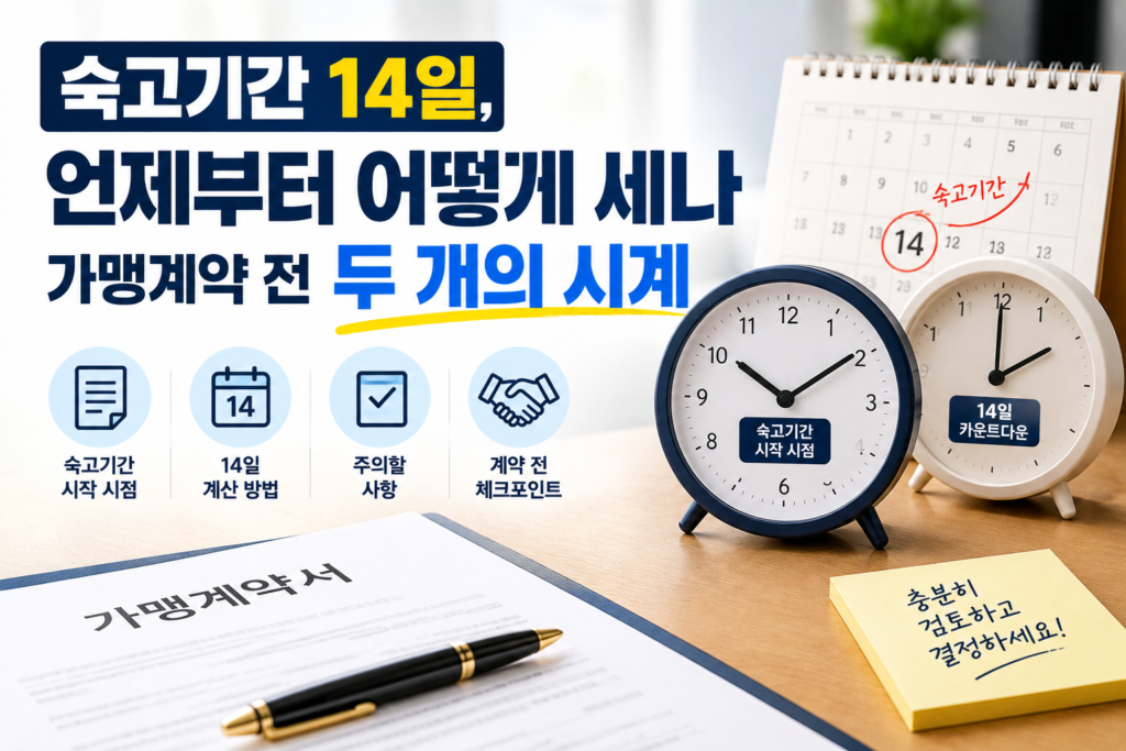 숙고기간 14일