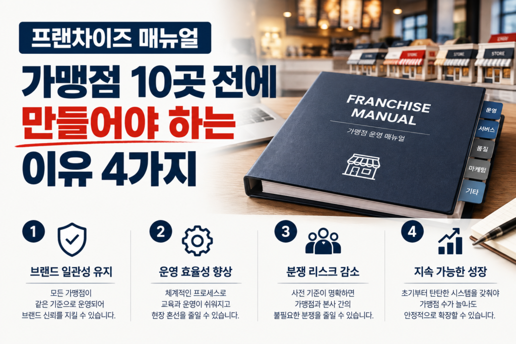 프랜차이즈 매뉴얼