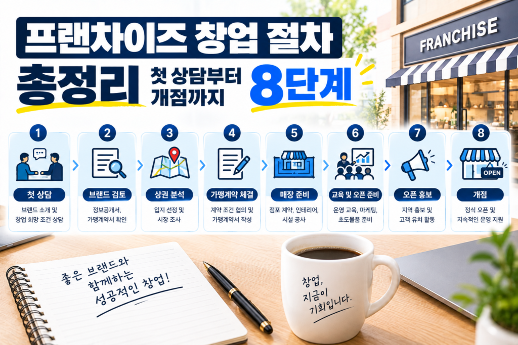 프랜차이즈 창업 절차