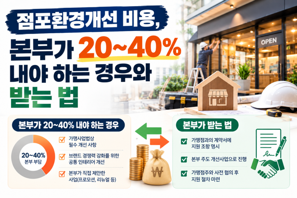 점포환경개선 비용